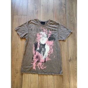 Spooky Ghost Face Horror Halloween Tee‎ Shirt Womens